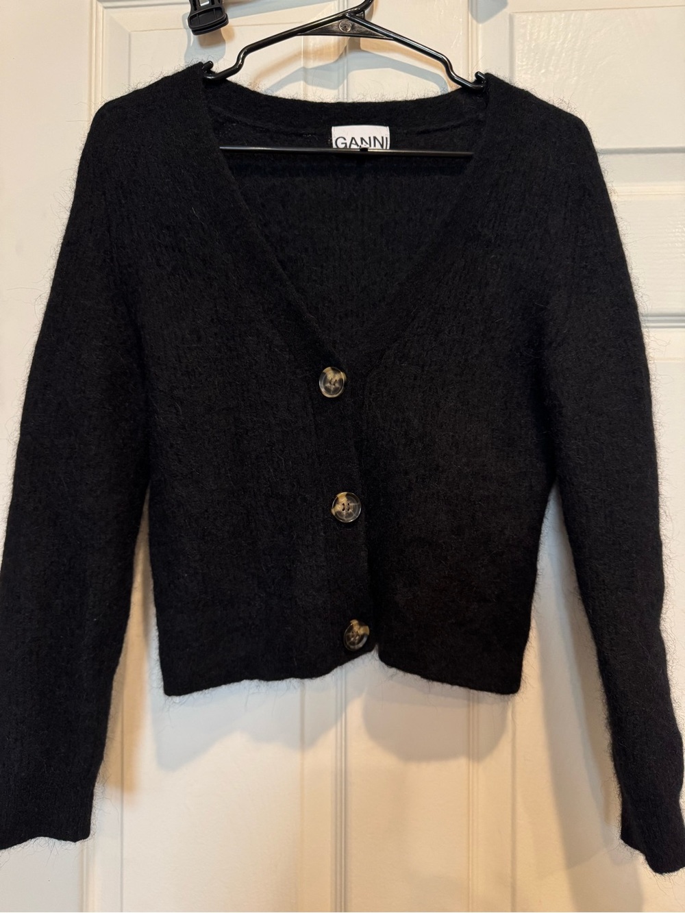 GANNI Black Cardigan